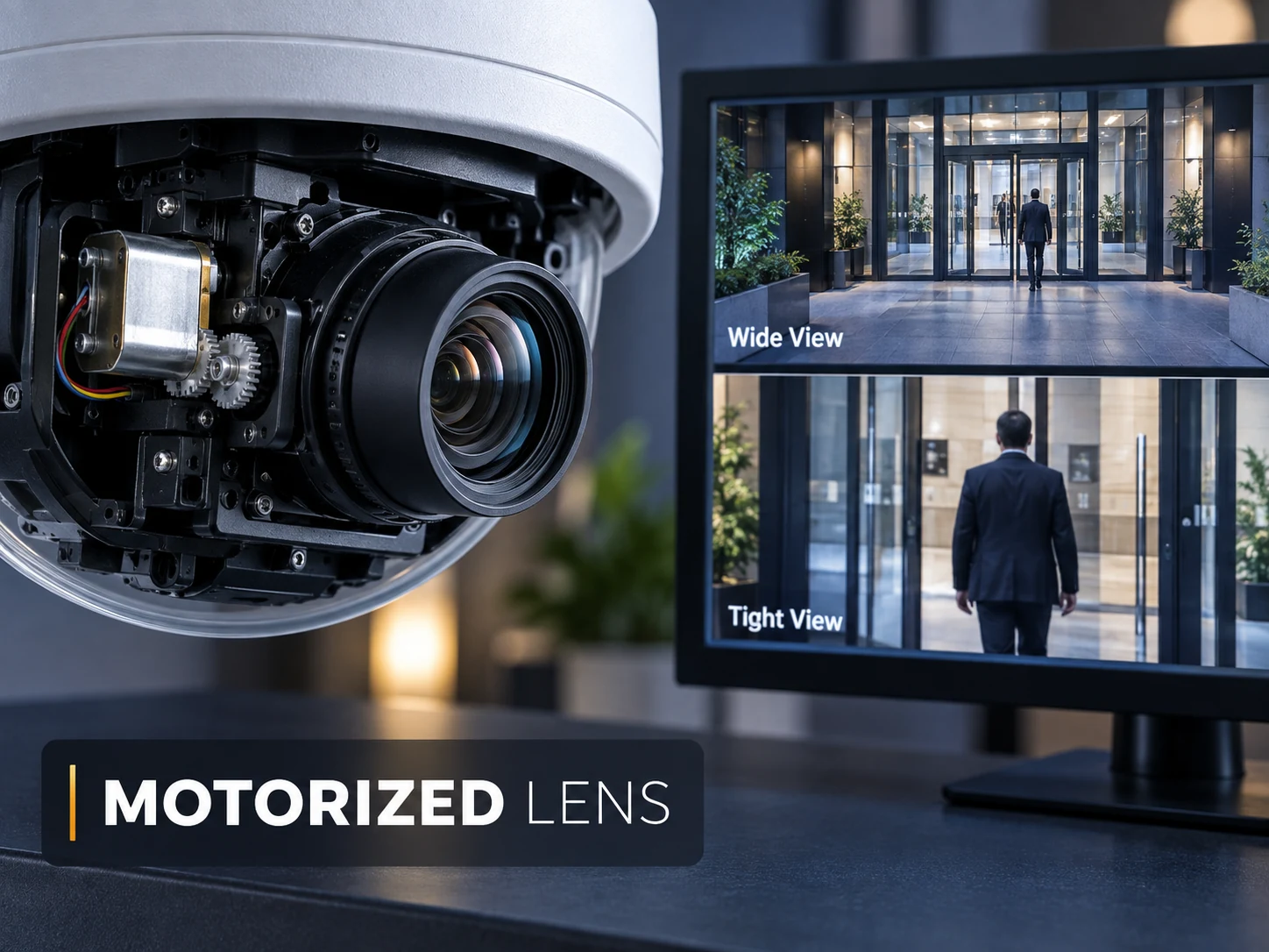 Feature illustration: MOTORIZED LENS