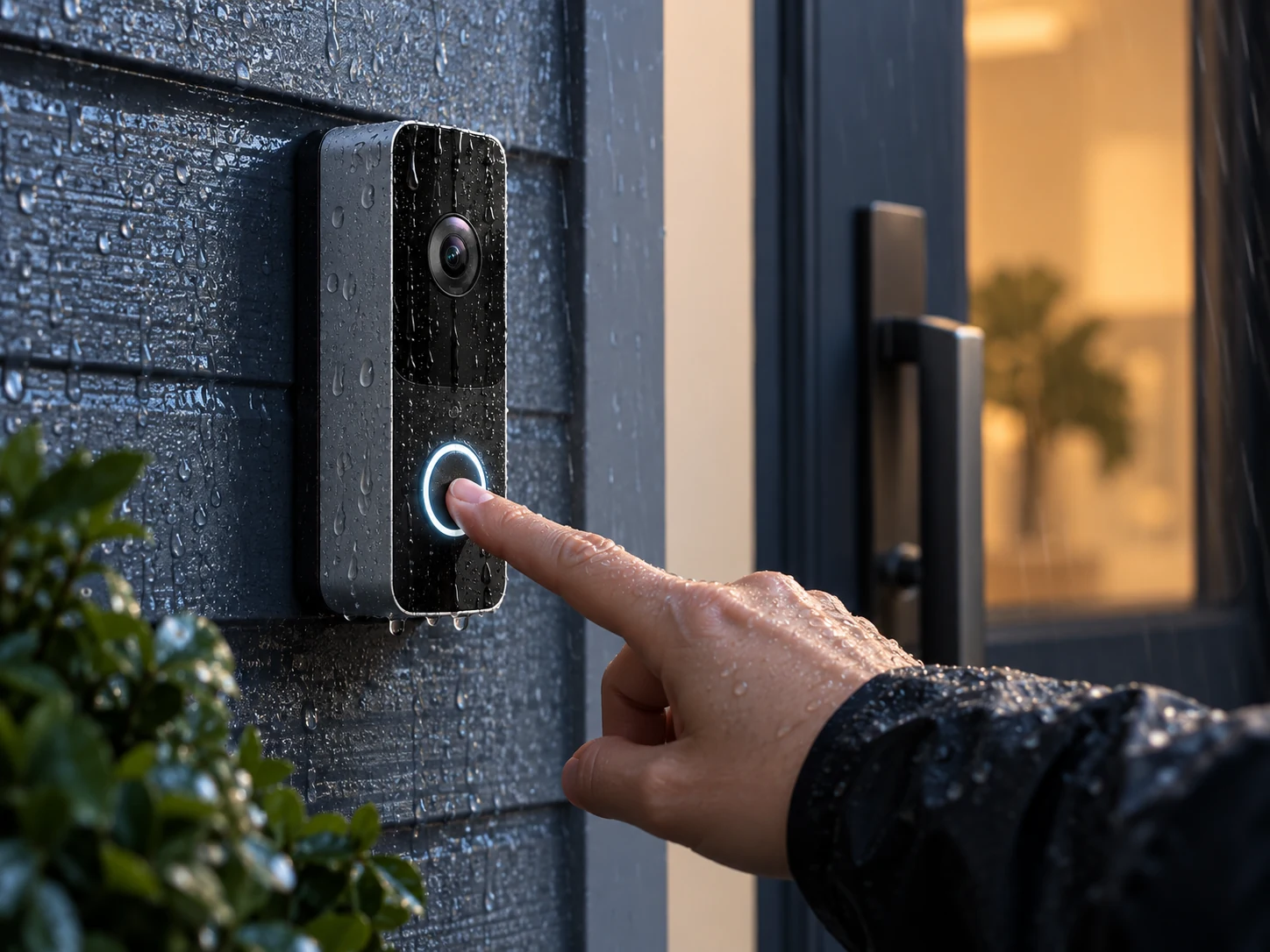 Feature illustration: weather doorbell